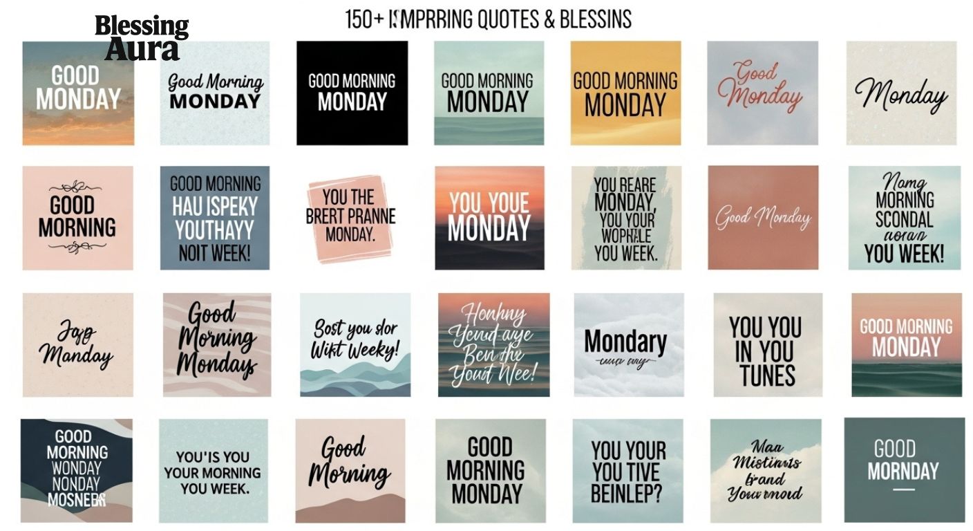 Inspiring Good Morning Monday Quotes and Blessings