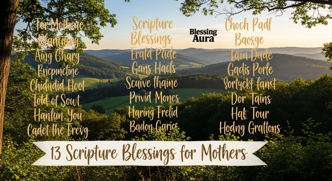 13 Scripture Blessings for Mothers