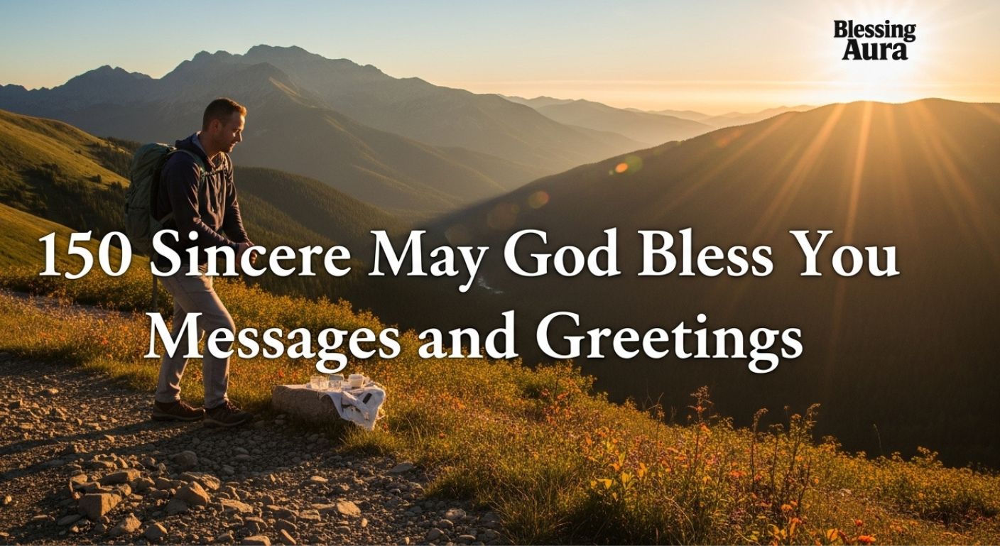 Sincere May God Bless You Messages and Greetings