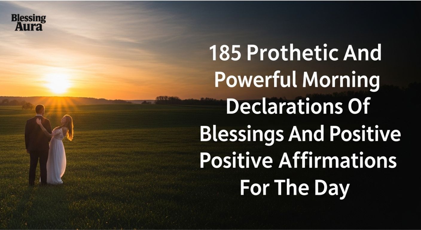 Morning Declarations Of Blessings