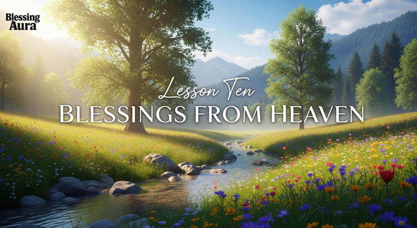 Lesson Ten BLESSINGS FROM HEAVEN