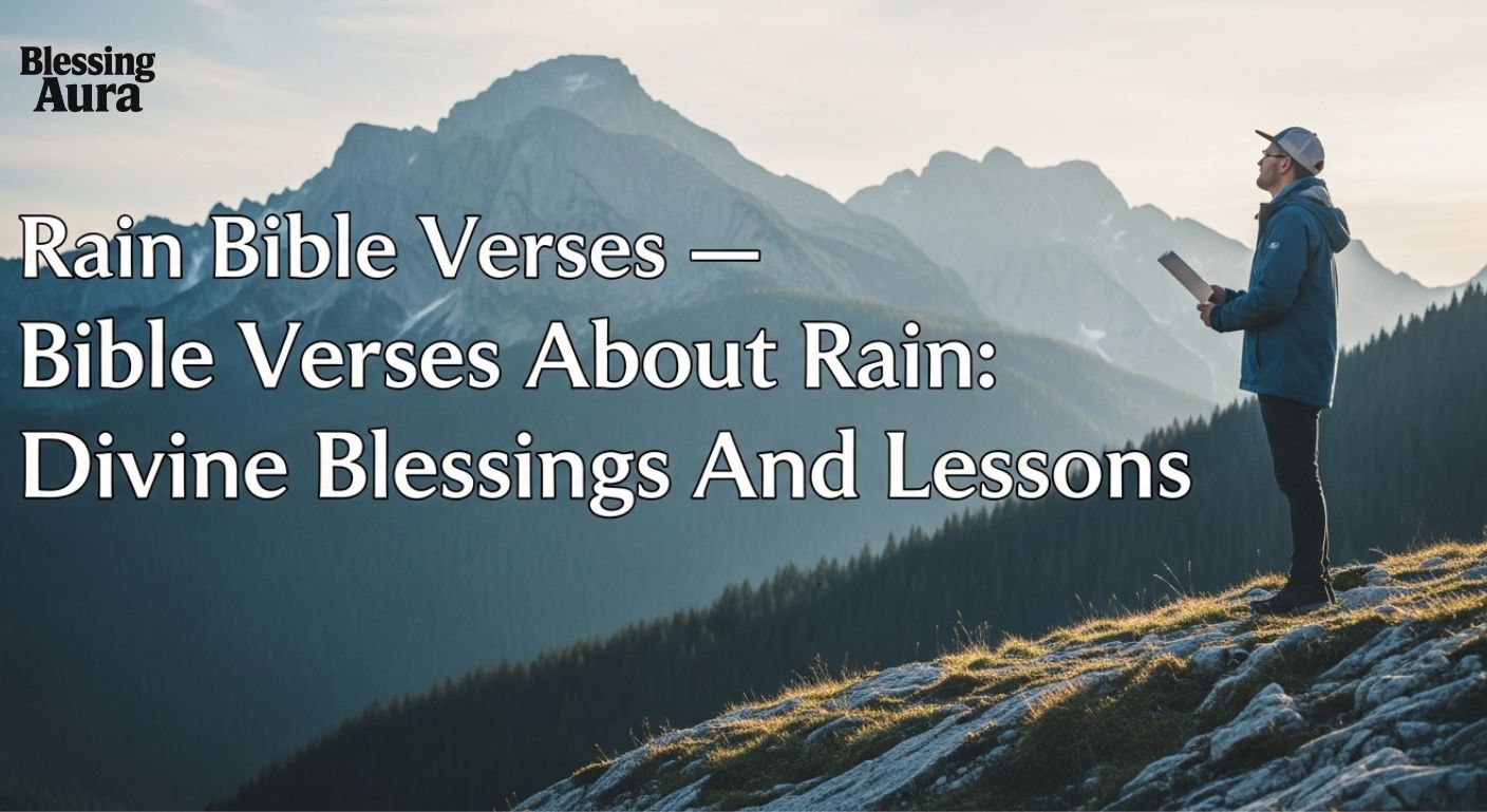 Rain Bible Verses