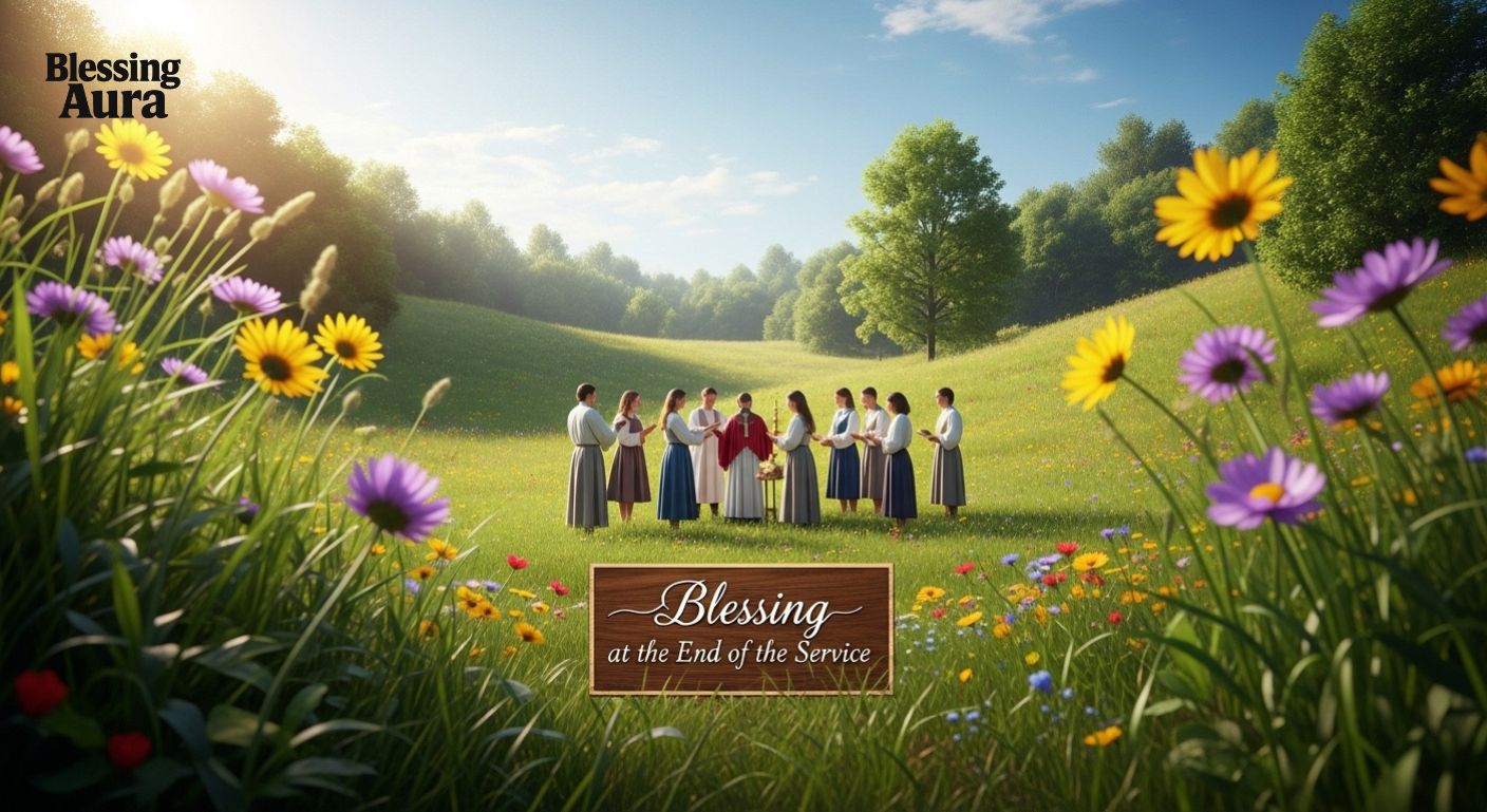 The Blessing at the End of the Service