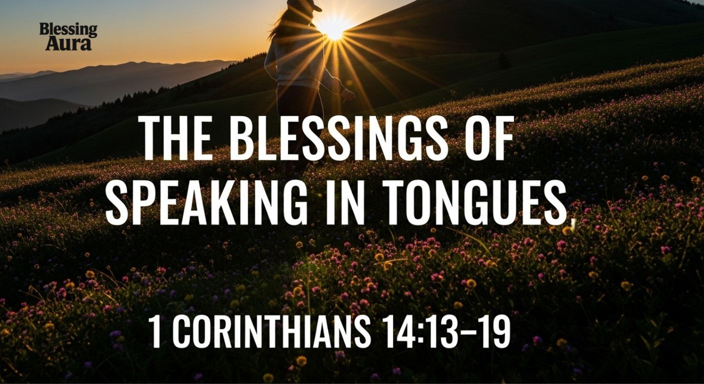 The Blessings of Speaking in Tongues | 1 Corinthians 14:13–19