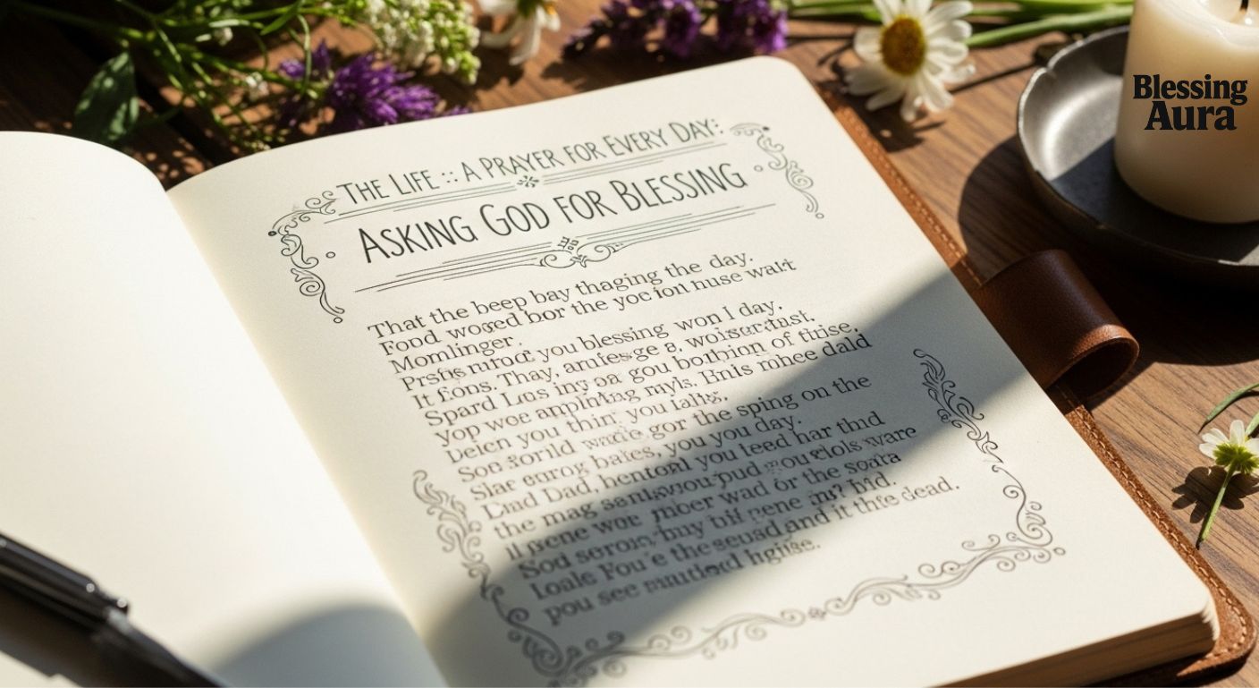 Asking God for Blessing