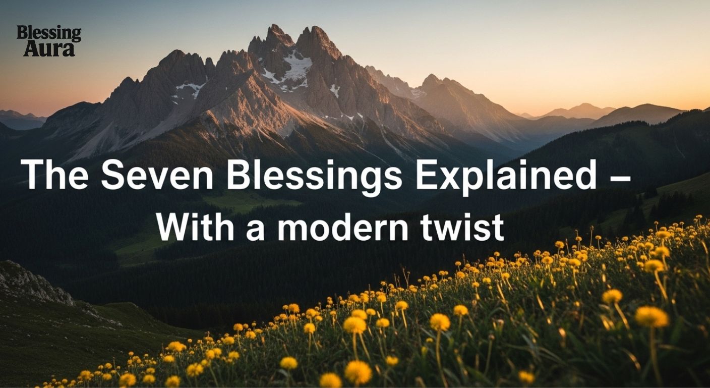 Blessings Explained With a modern twist