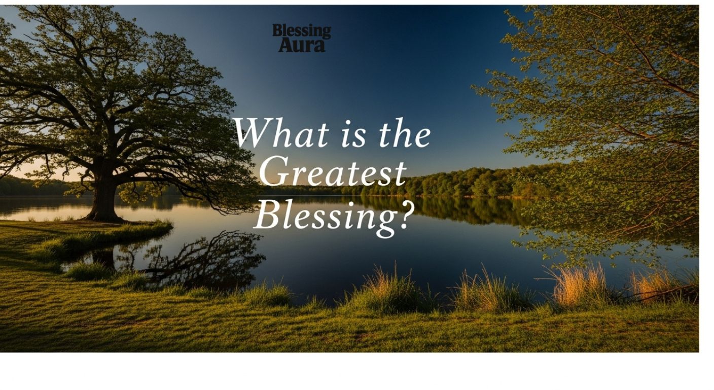 What is the Greatest Blessing?