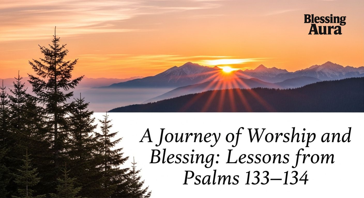 A Journey of Worship and Blessing