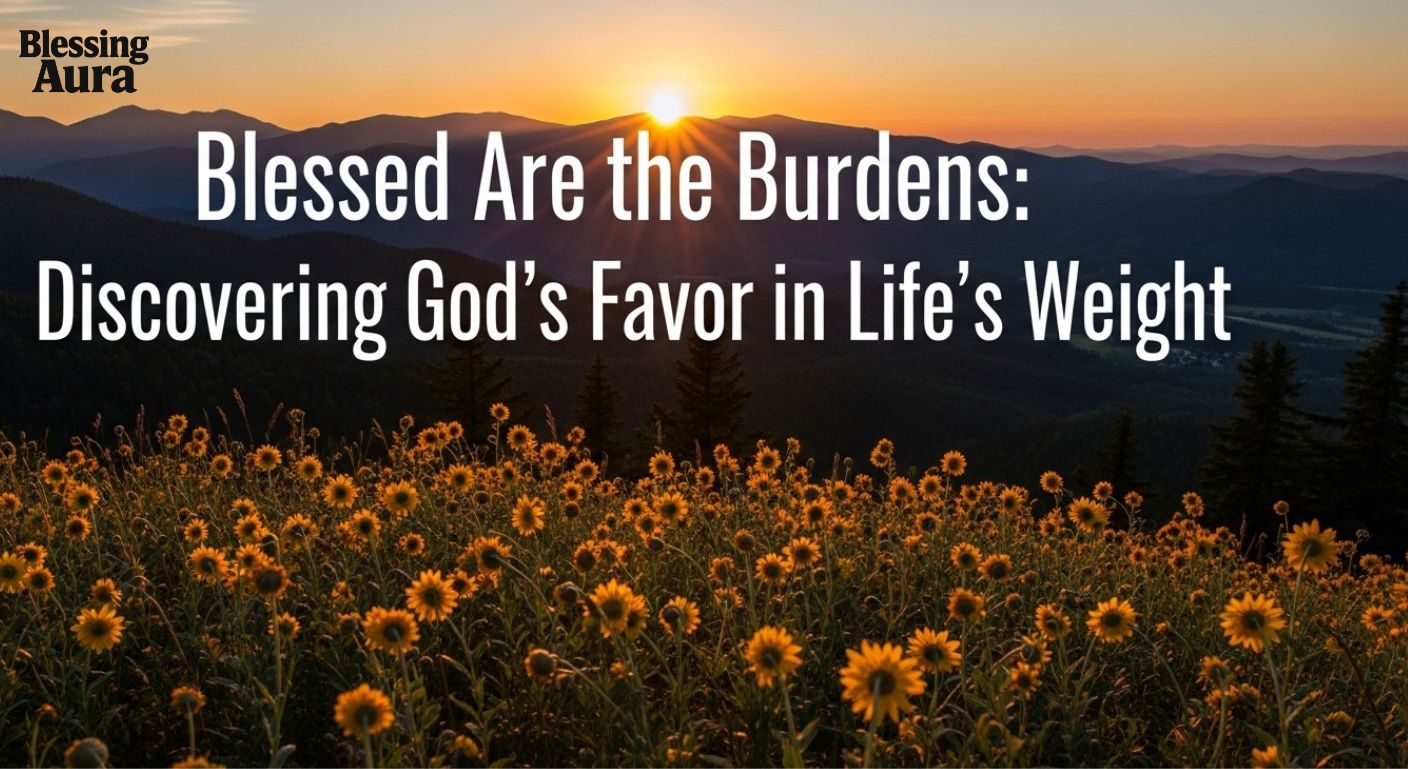 Blessed Are the Burdens