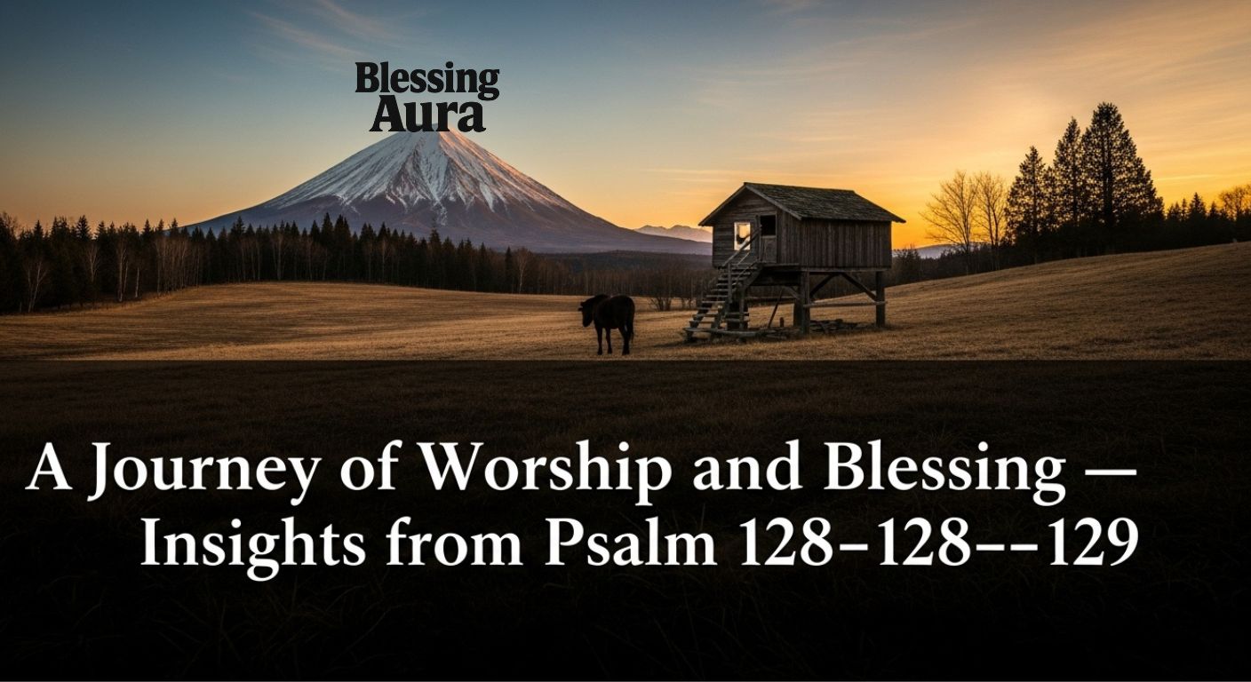 A Journey of Worship and Blessing