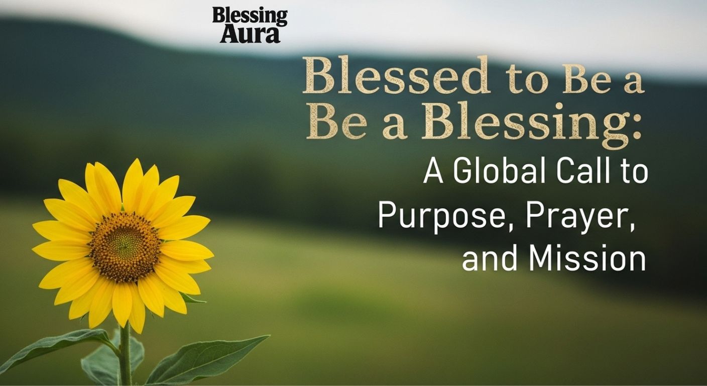 Blessed to Be a Blessing: A Global Call to Purpose, Prayer, and Mission