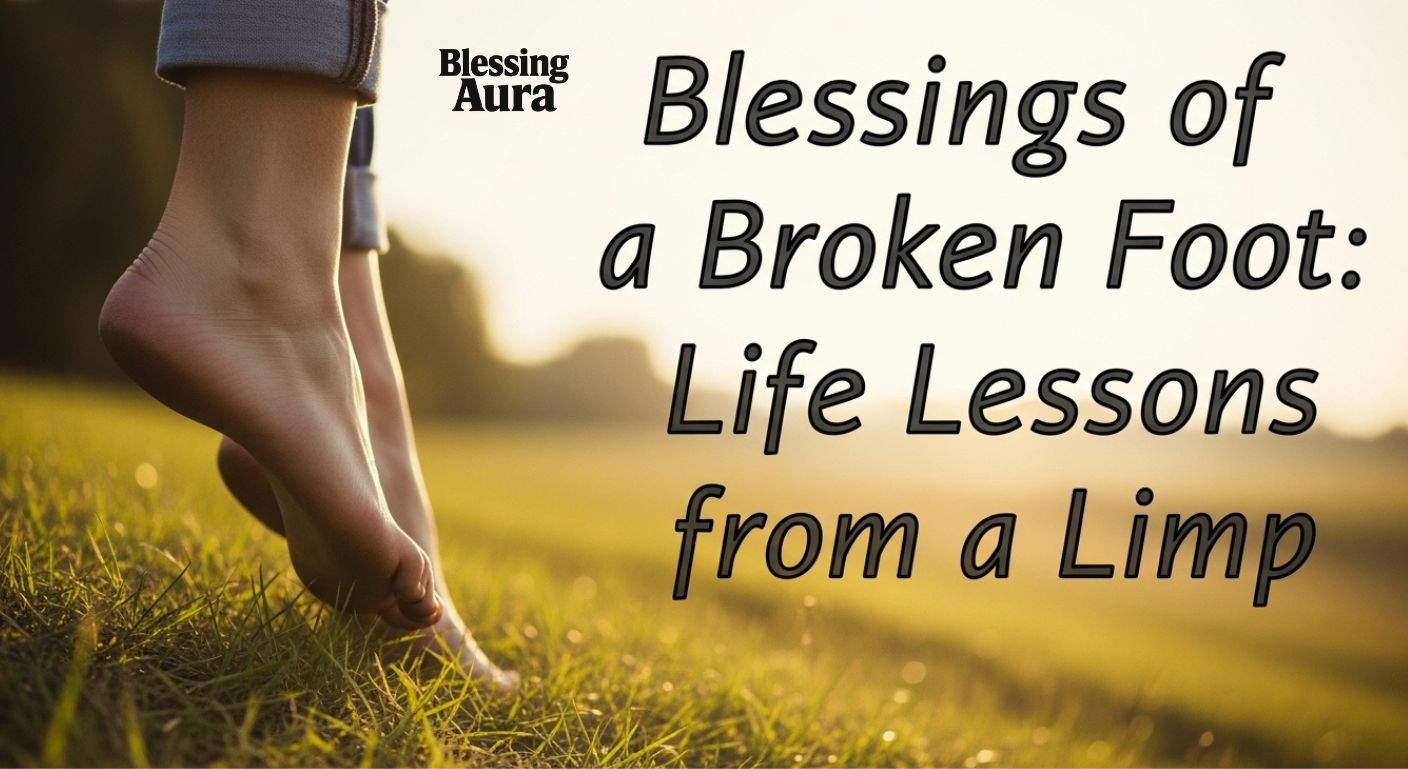 Blessings of a Broken Foot: