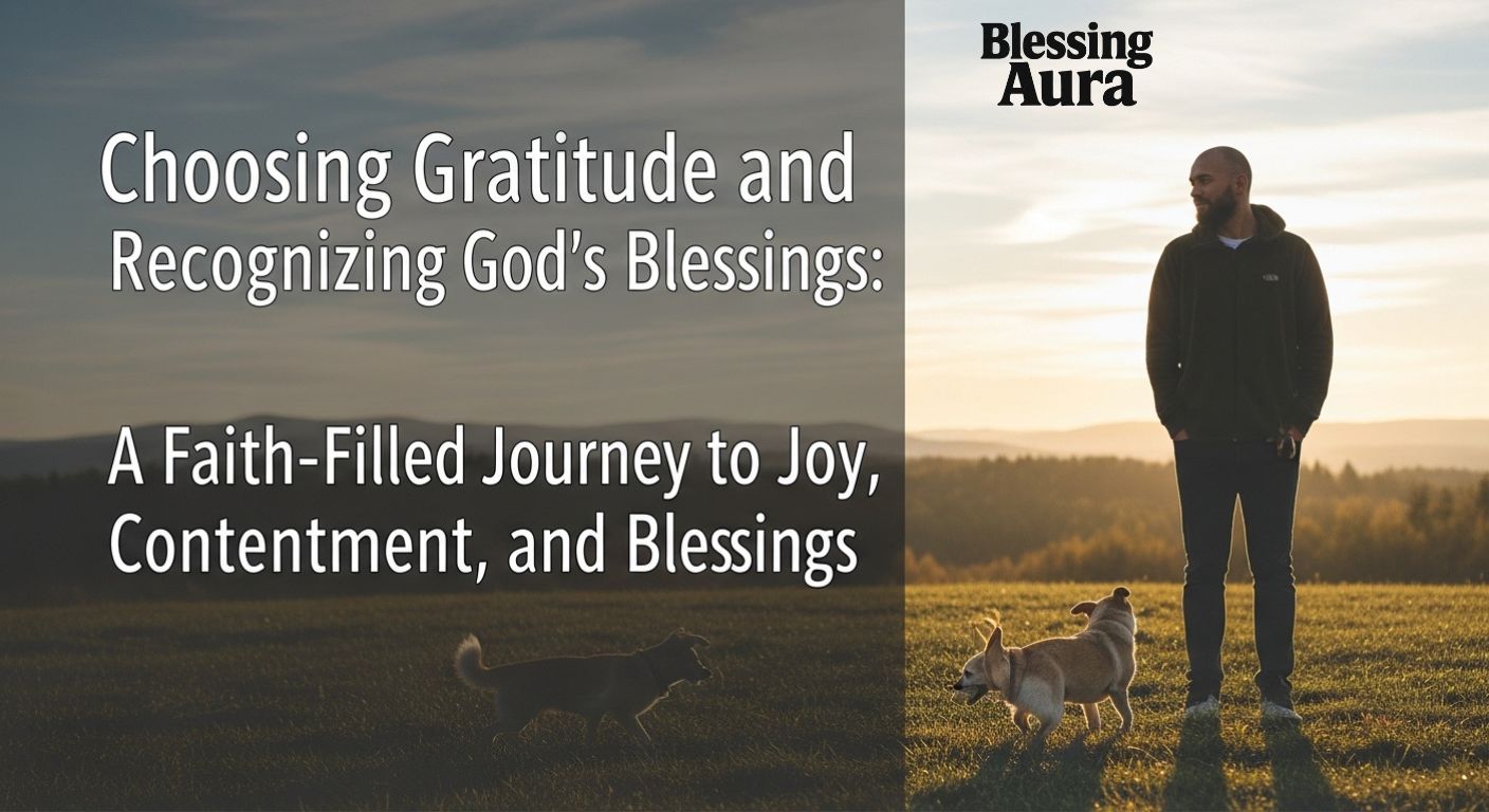 Choosing Gratitude and Recognizing God's Blessings