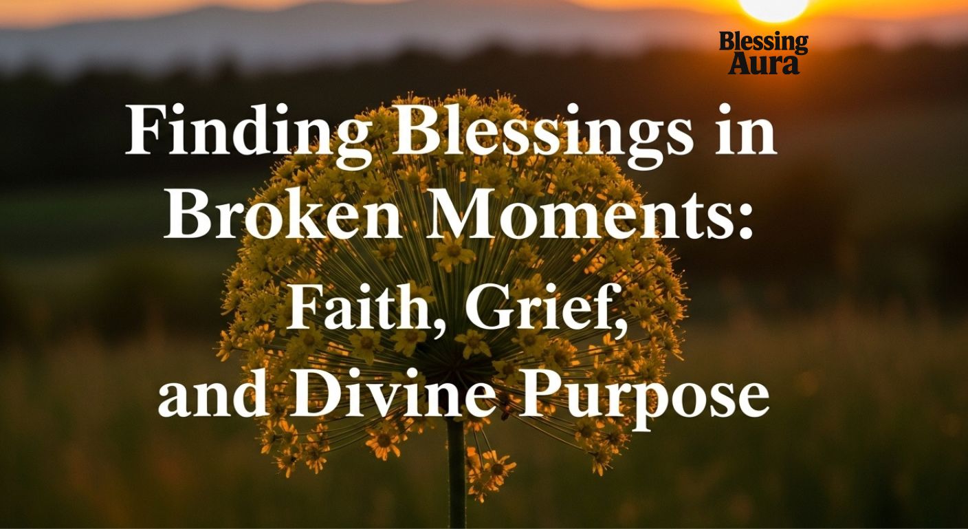 Finding Blessings in Broken Moments