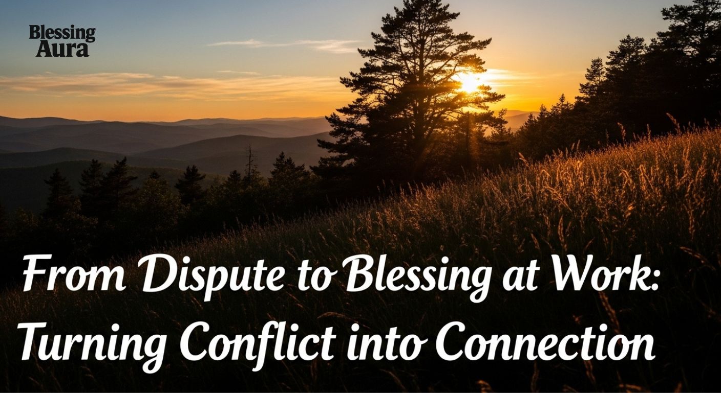 From Dispute to Blessing at Work