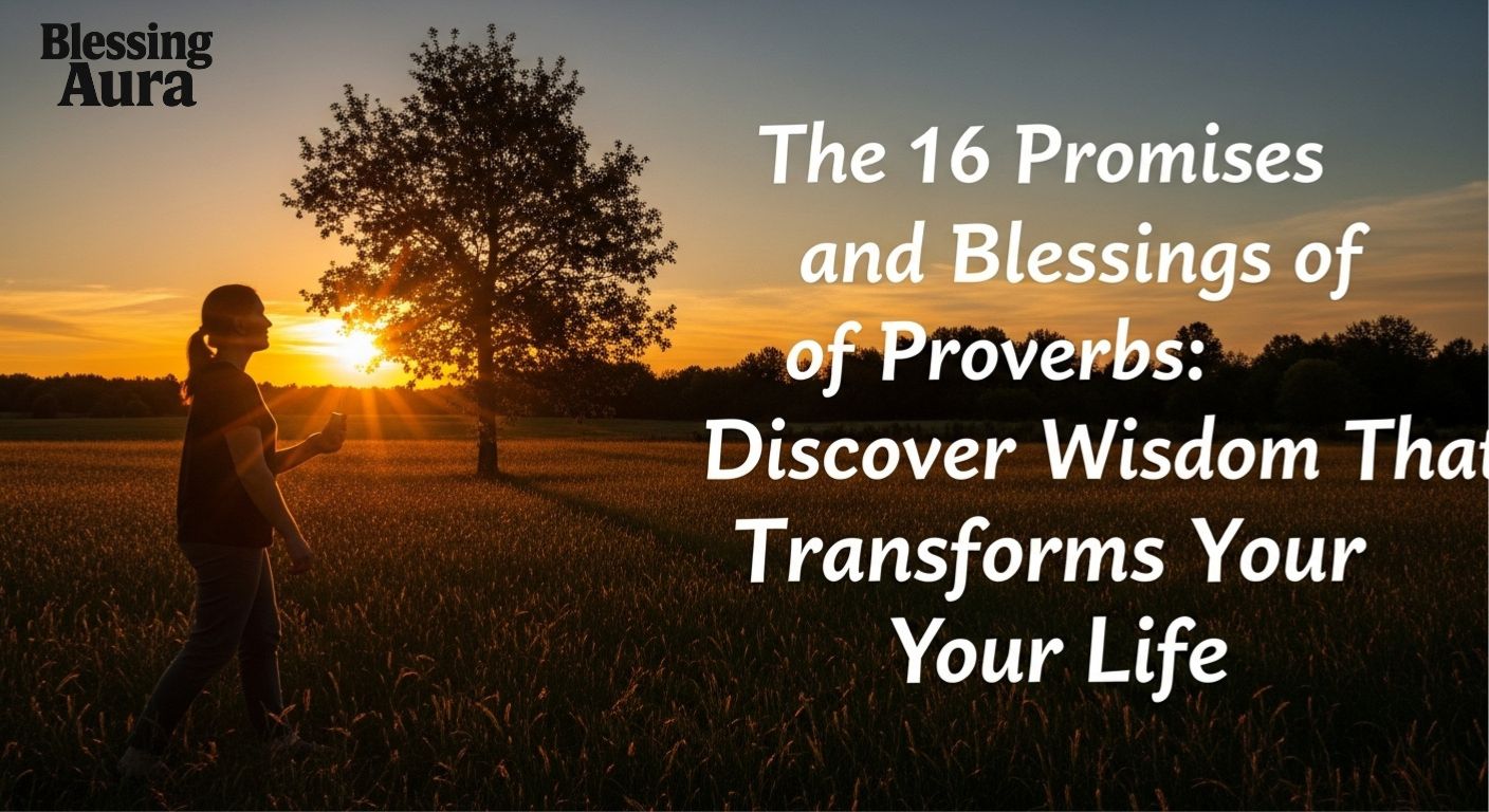 The 16 Promises and Blessings of Proverbs