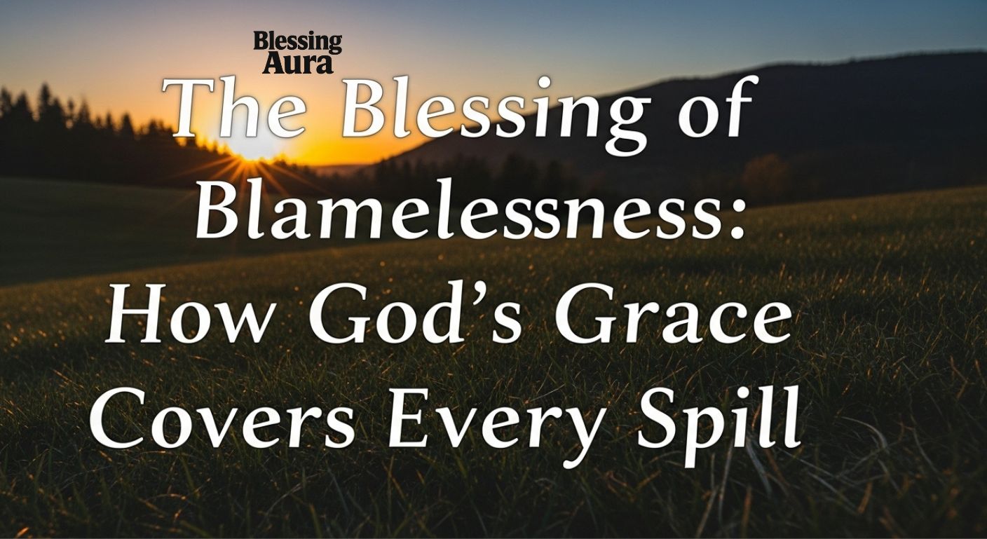 The Blessing of Blamelessness