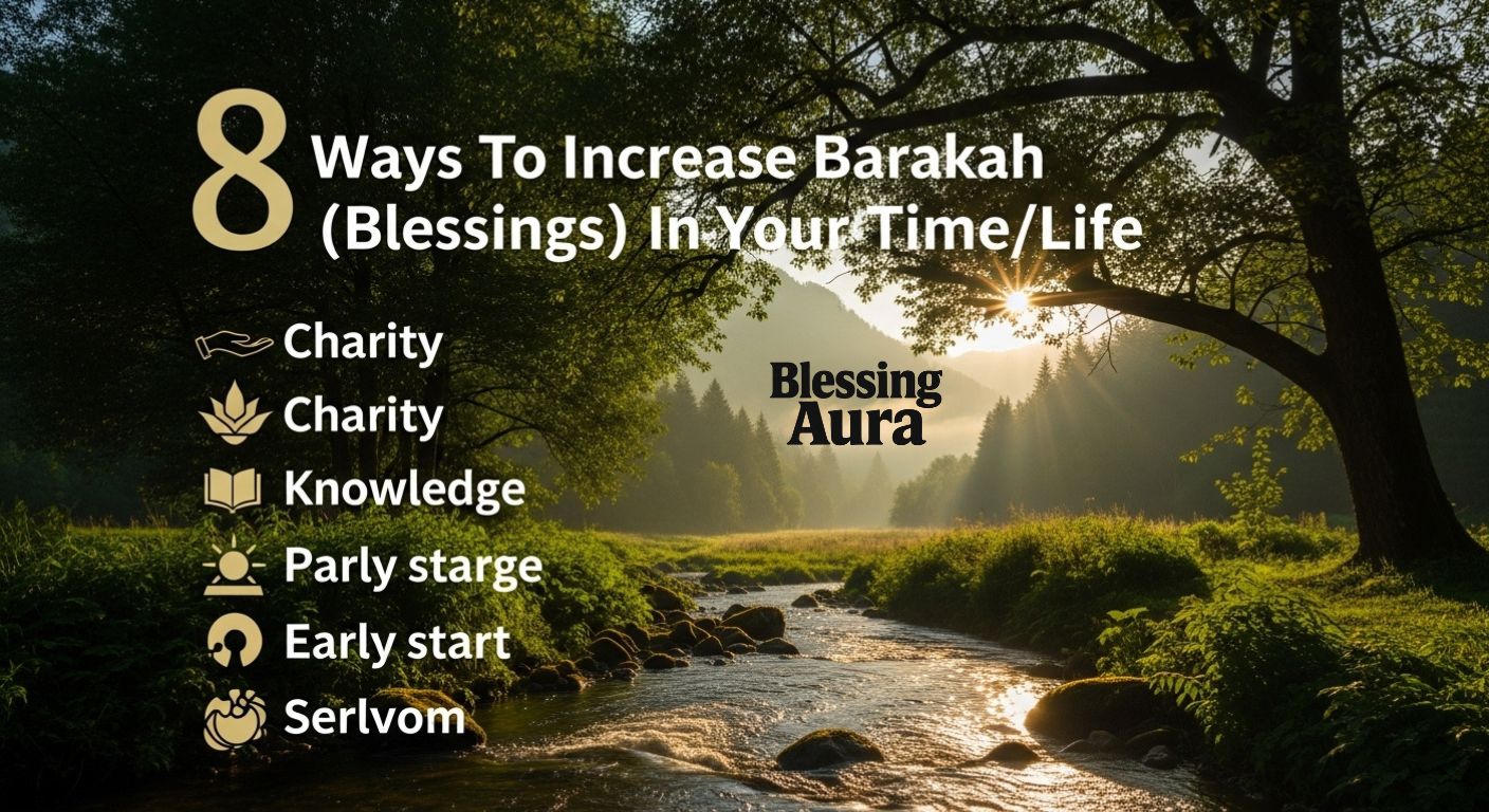 8 Ways To Increase Barakah (Blessings) In Your Time/Life