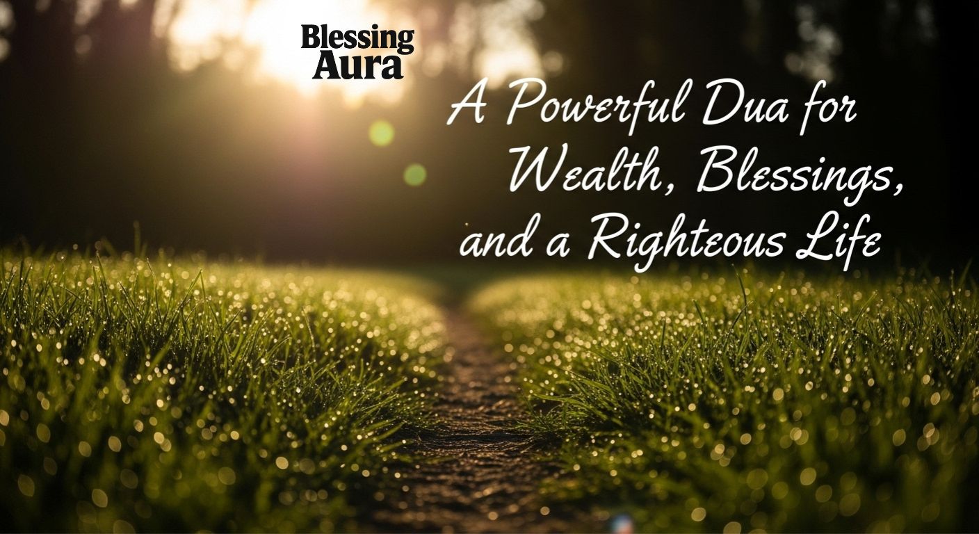 A Powerful Dua for Wealth, Blessings, and a Righteous Life
