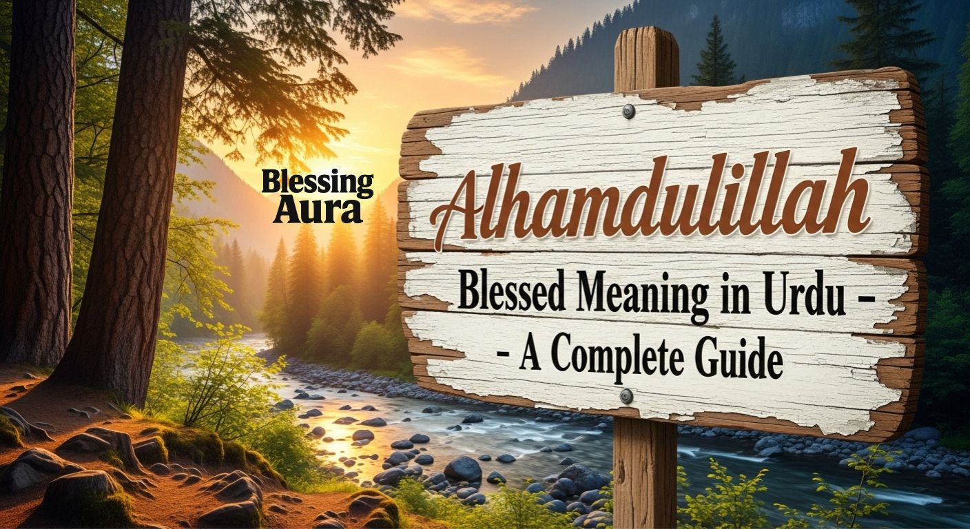 Alhamdulillah Blessed Meaning in Urdu