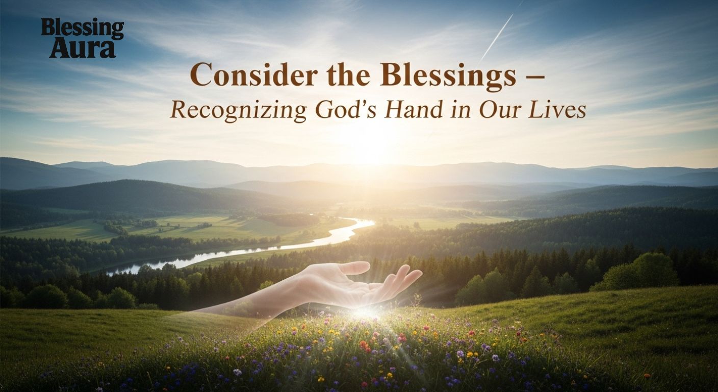 Consider the Blessings