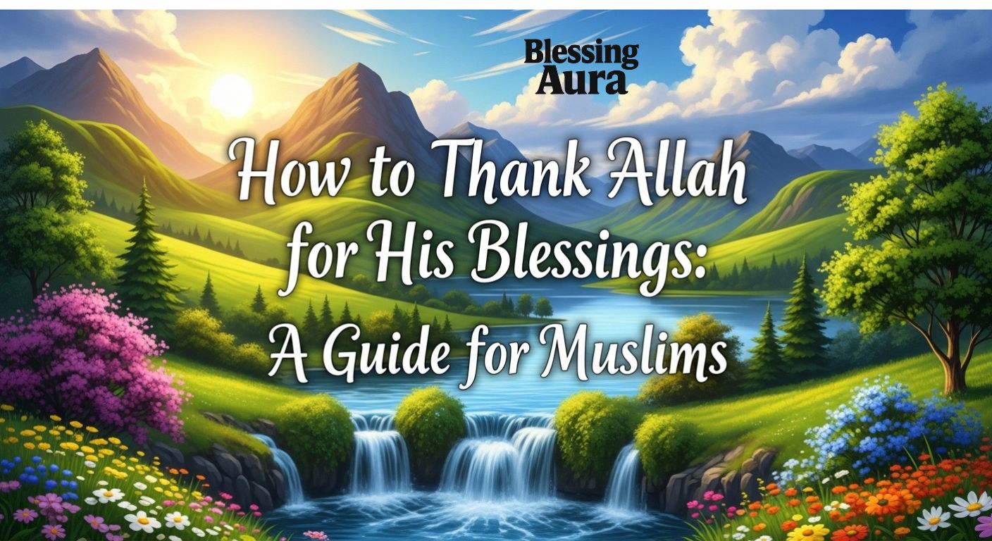 How to Thank Allah for His Blessings