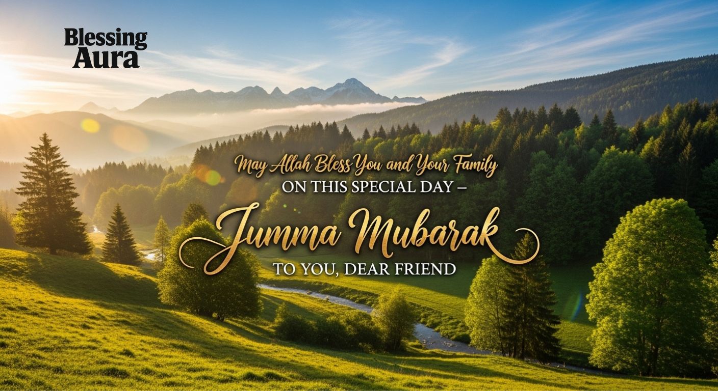 May Allah Bless You and Your Family on This Special Day – Jumma Mubarak to You, Dear Friend