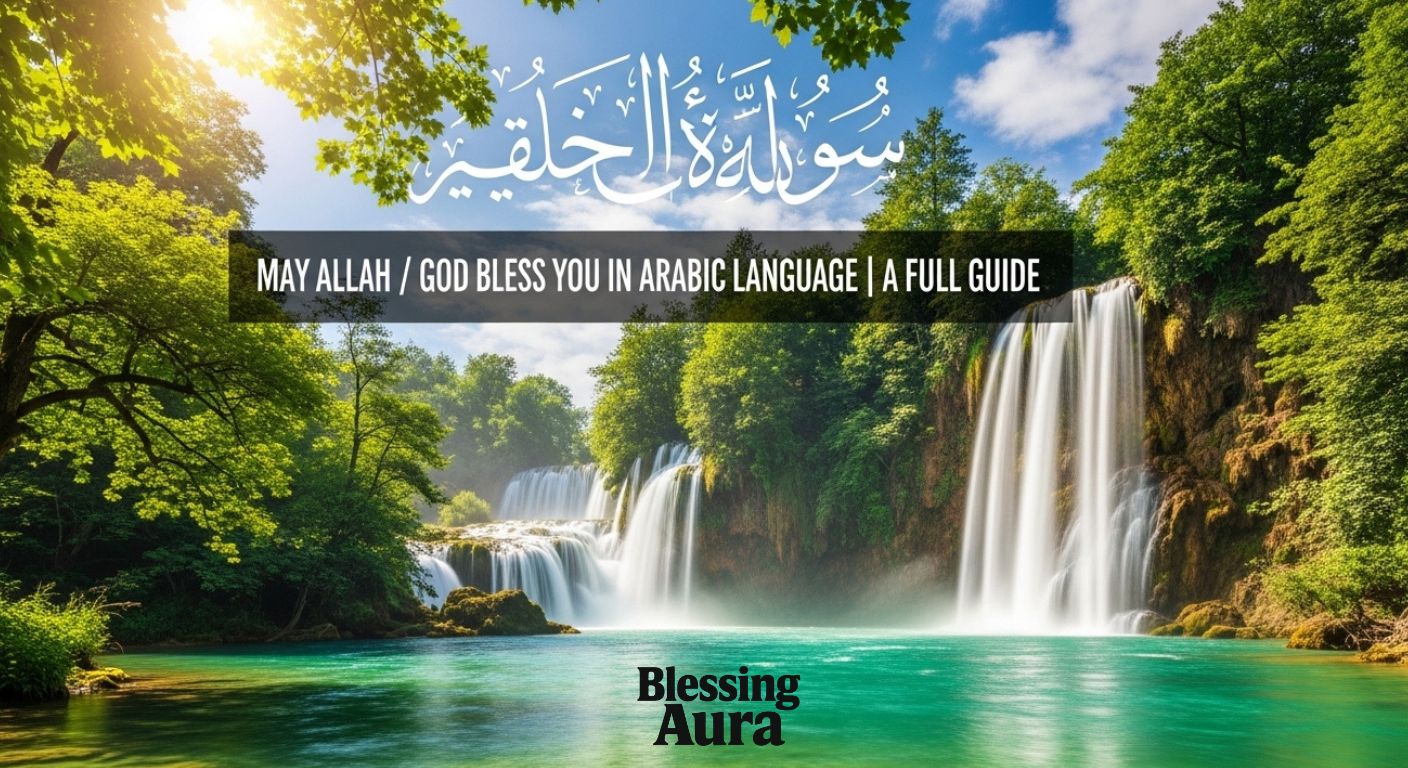 God Bless You in Arabic Language