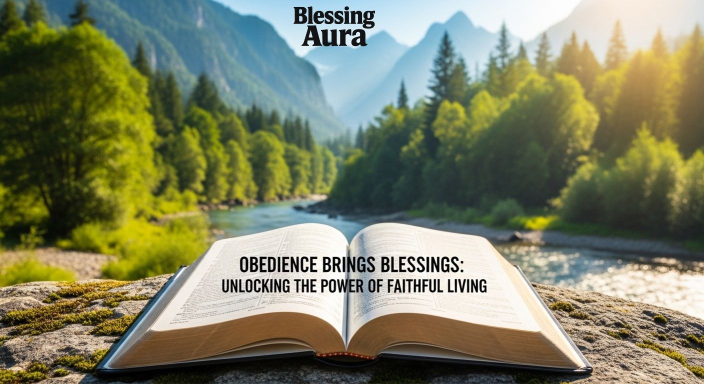 Obedience Brings Blessings