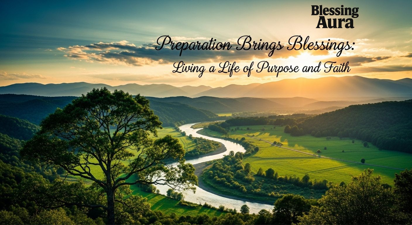 Preparation Brings Blessings