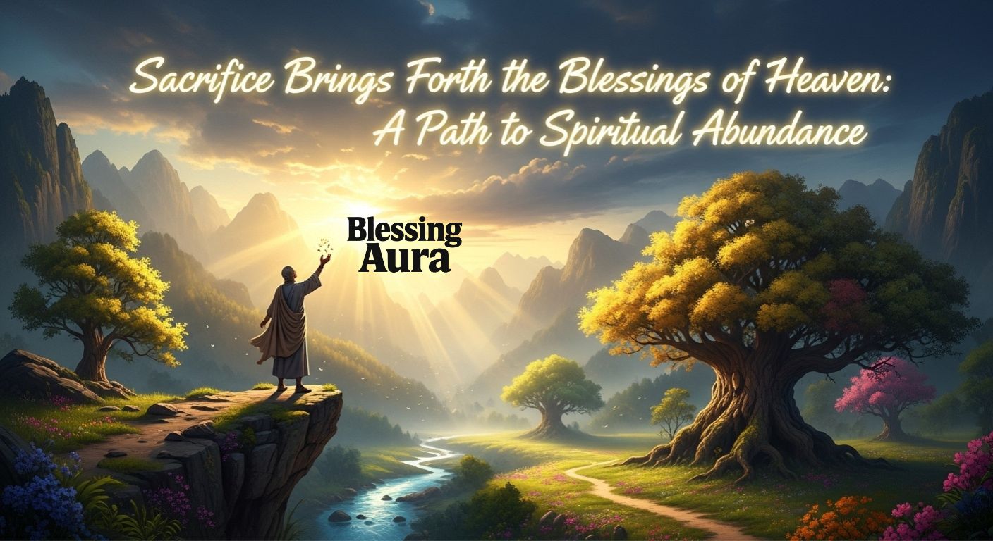 Sacrifice Brings Forth the Blessings of Heaven