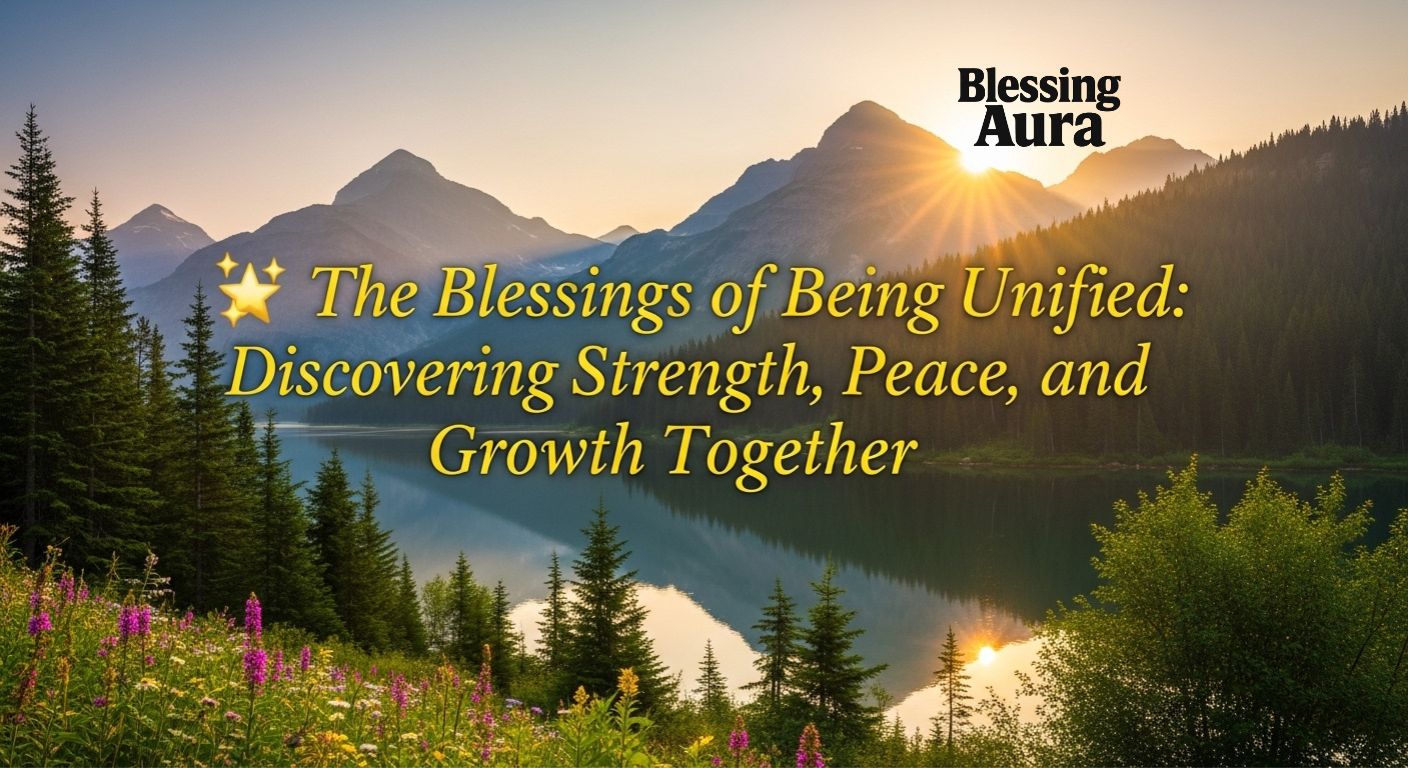 🌟 The Blessings of Being Unified
