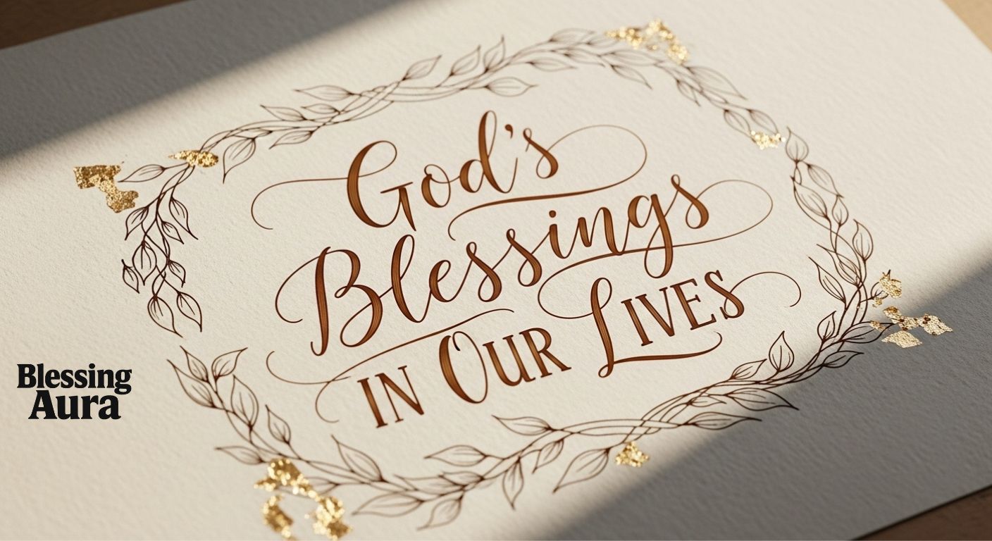 Blessings in Our Lives