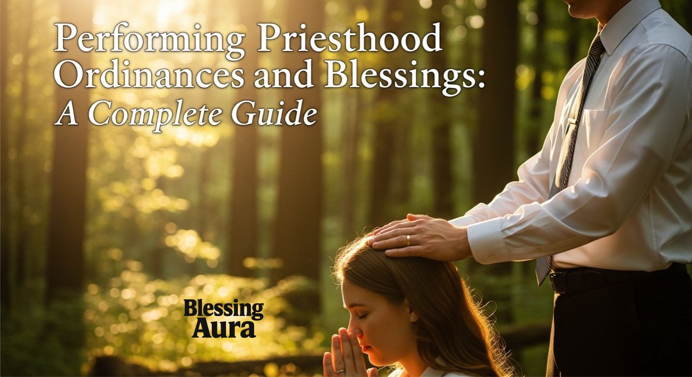 Performing Priesthood Ordinances and Blessings