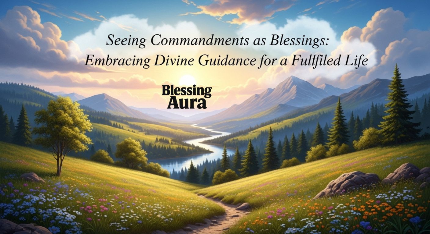 Seeing Commandments as Blessings