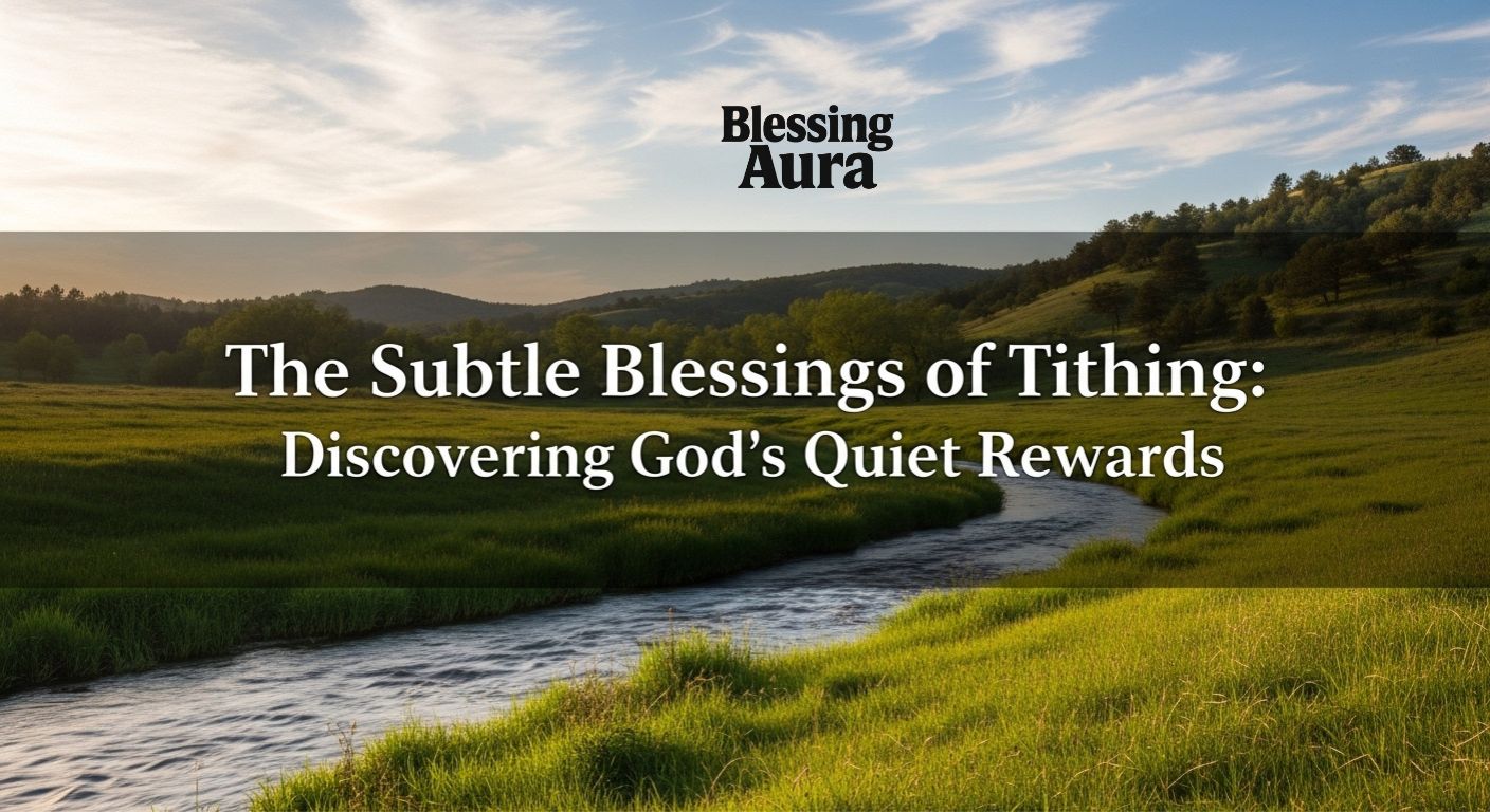 The Subtle Blessings of Tithing
