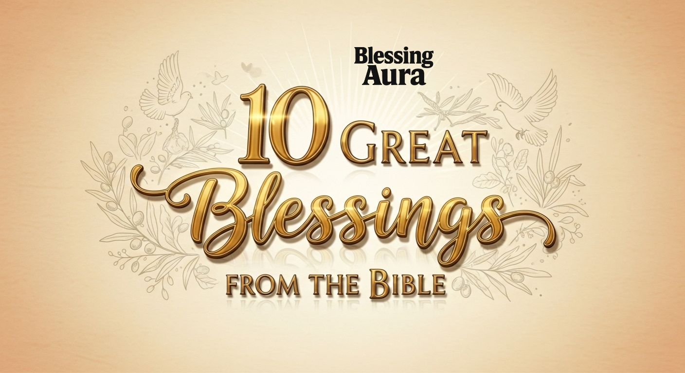 10 Great Blessings from the Bible