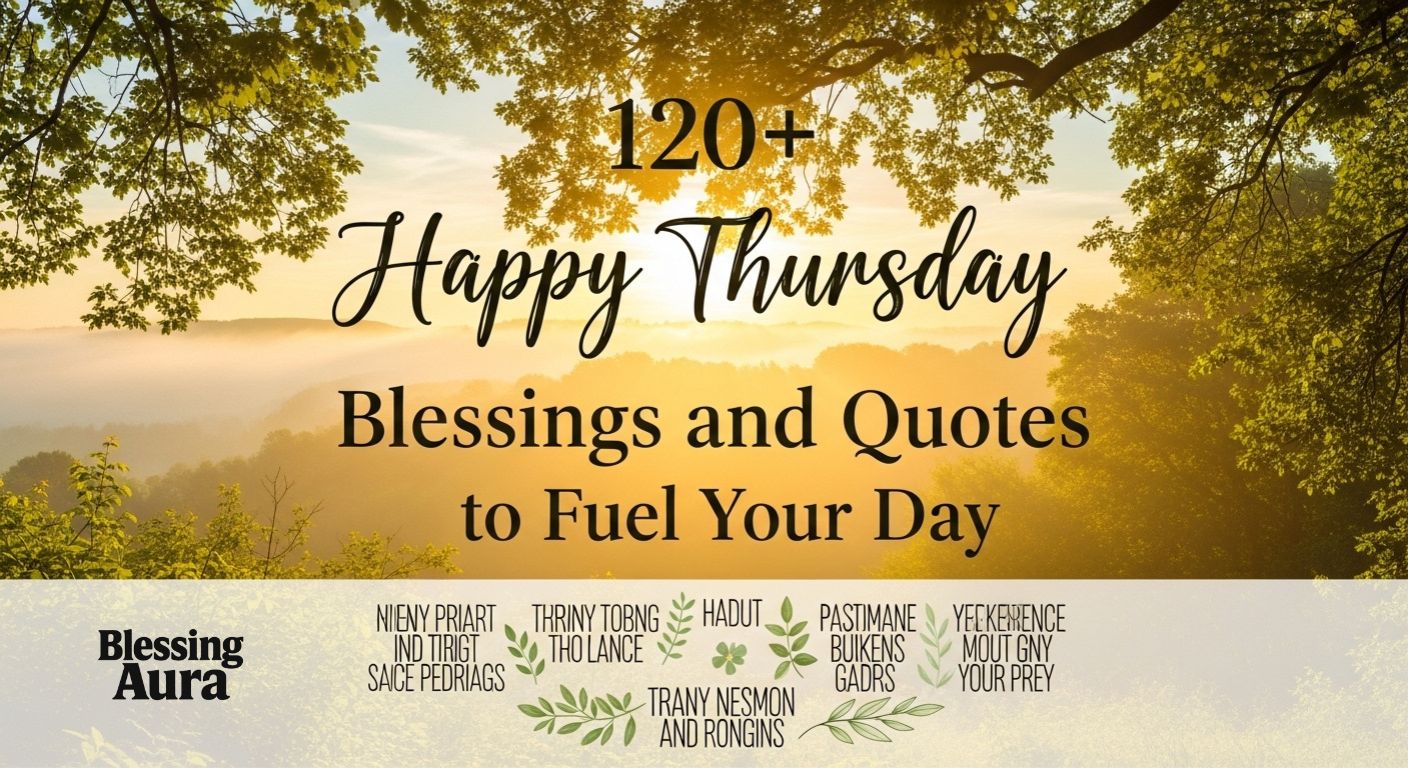 Happy Thursday Blessings and Quotes