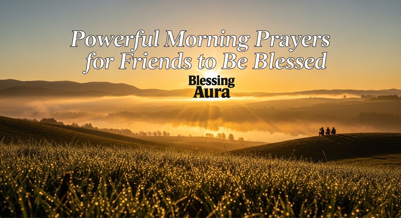 Powerful Morning Prayers for Friends to Be Blessed