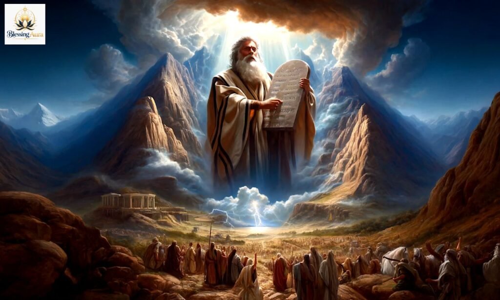 Illustration of Divine Blessings from God showing peace, protection, grace, and daily life blessings including health, guidance, and spiritual strength.
